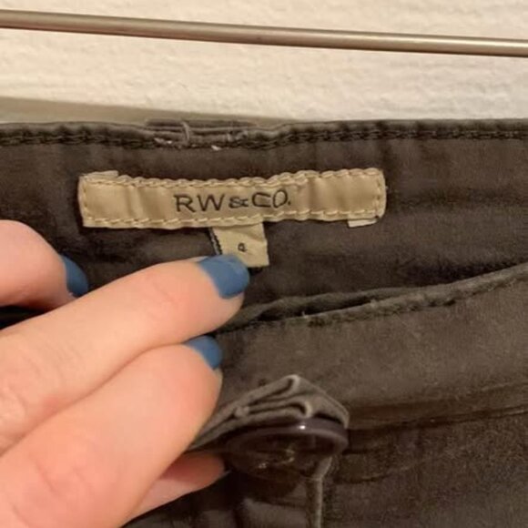 Brown Cargo Pants - Size 4 RW&Co - Picture 3 of 4